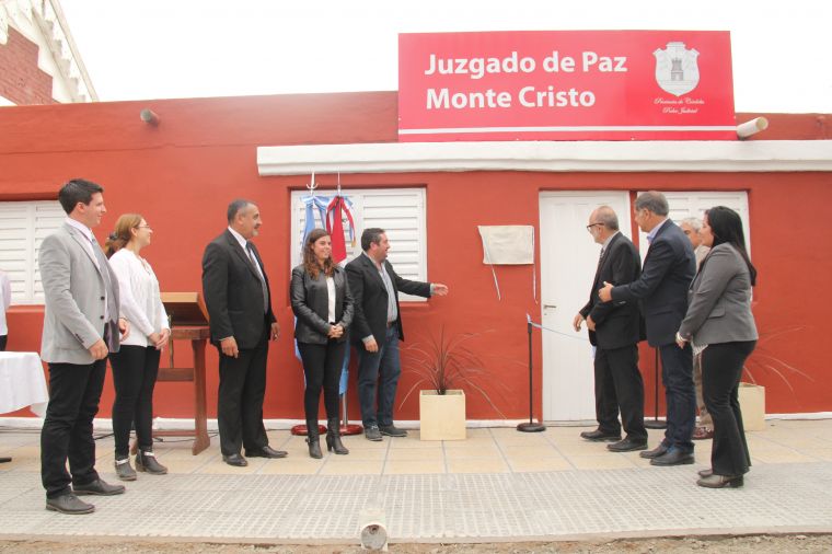 Inauguración nueva sede del Juzgado de Paz - Monte Cristo
