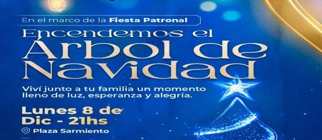 Encendemos el ÁRBOL DE NAVIDAD