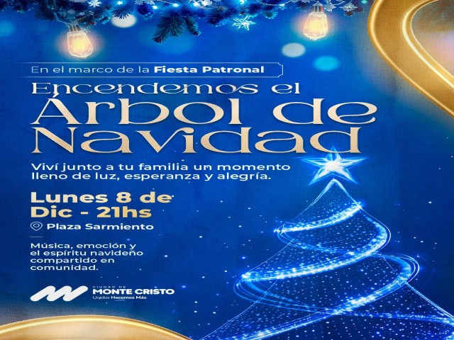 Encendemos el ÁRBOL DE NAVIDAD
