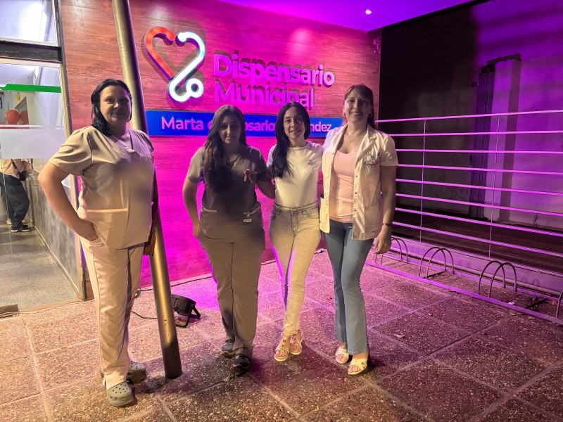 Monte Cristo vivió “La Noche de las Mamografías”