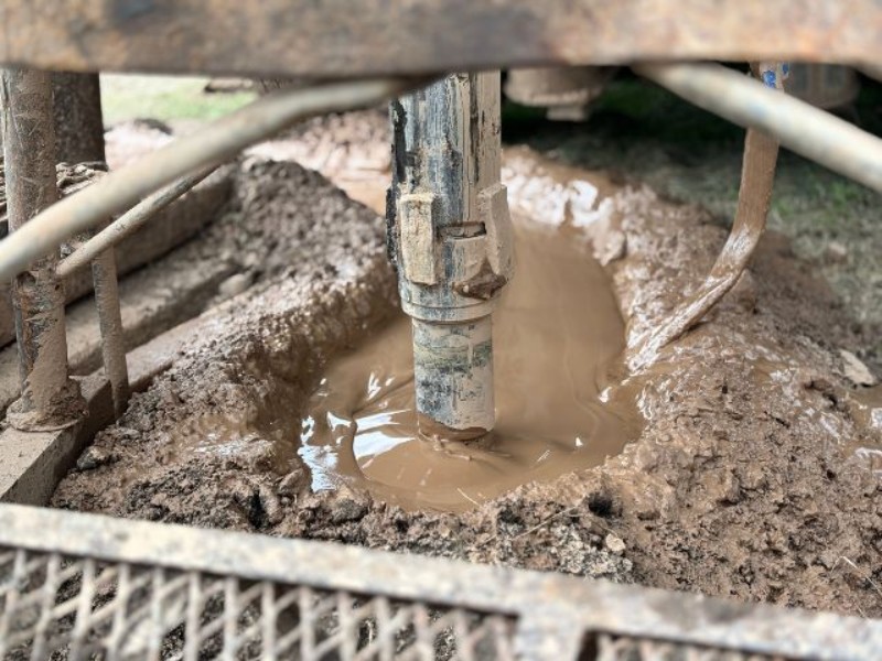 Obra histórica en marcha: nueva perforación para la provisión de agua corriente en Monte Cristo