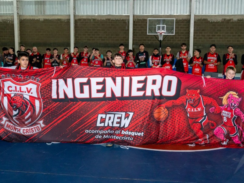 Monte Cristo inauguró una nueva cancha de básquet en el Arena